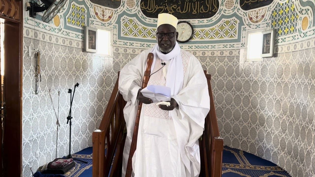 Khoutba Imam DRAMÉ du Vendredi 13 Mars 2026 en arabe thème : (Ramadan et Korité )