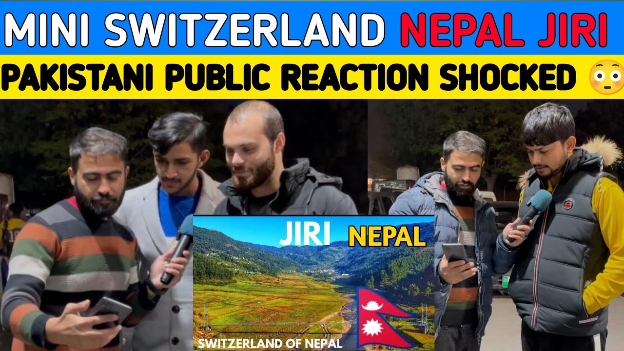 JIRI MINI SWITZERLAND OF NEPAL🇳🇵DRONE VIEW PAKISTANI 🇵🇰 PUBLIC SHOCKING 😮 REACTION