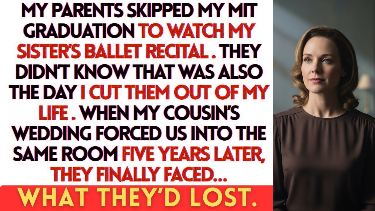 My Parents Skipped My MIT Graduation For My Sister's Ballet Recital—Five Years Later, They Faced…