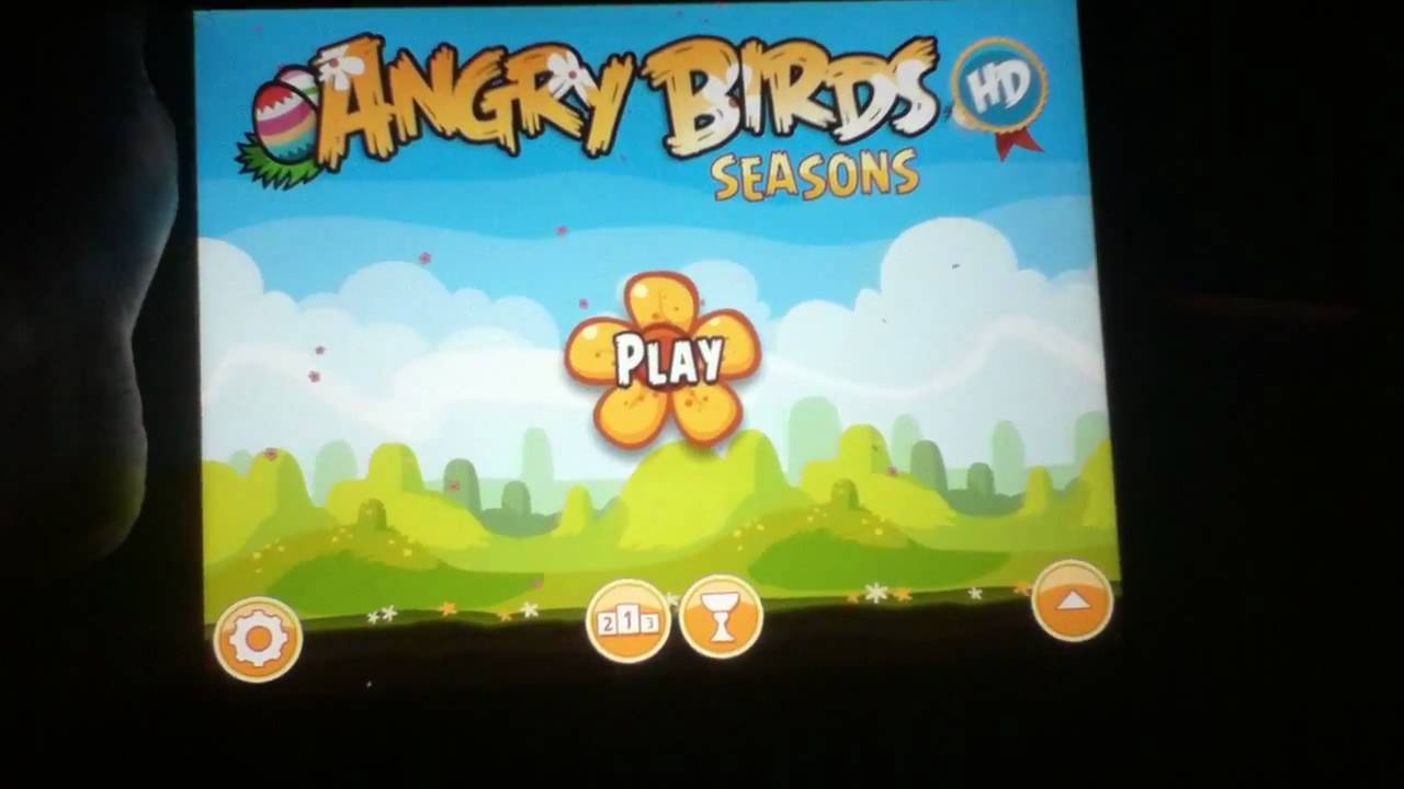 Angry Birds Seasons ( Easter Edition ) on iPad 2