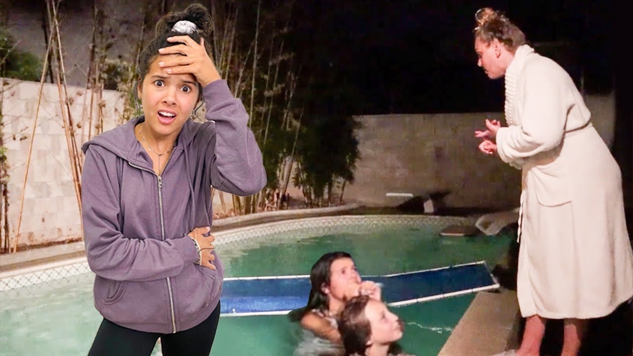 SNEAKiNG OUT to swim at MiDNiGHT! *again!!*