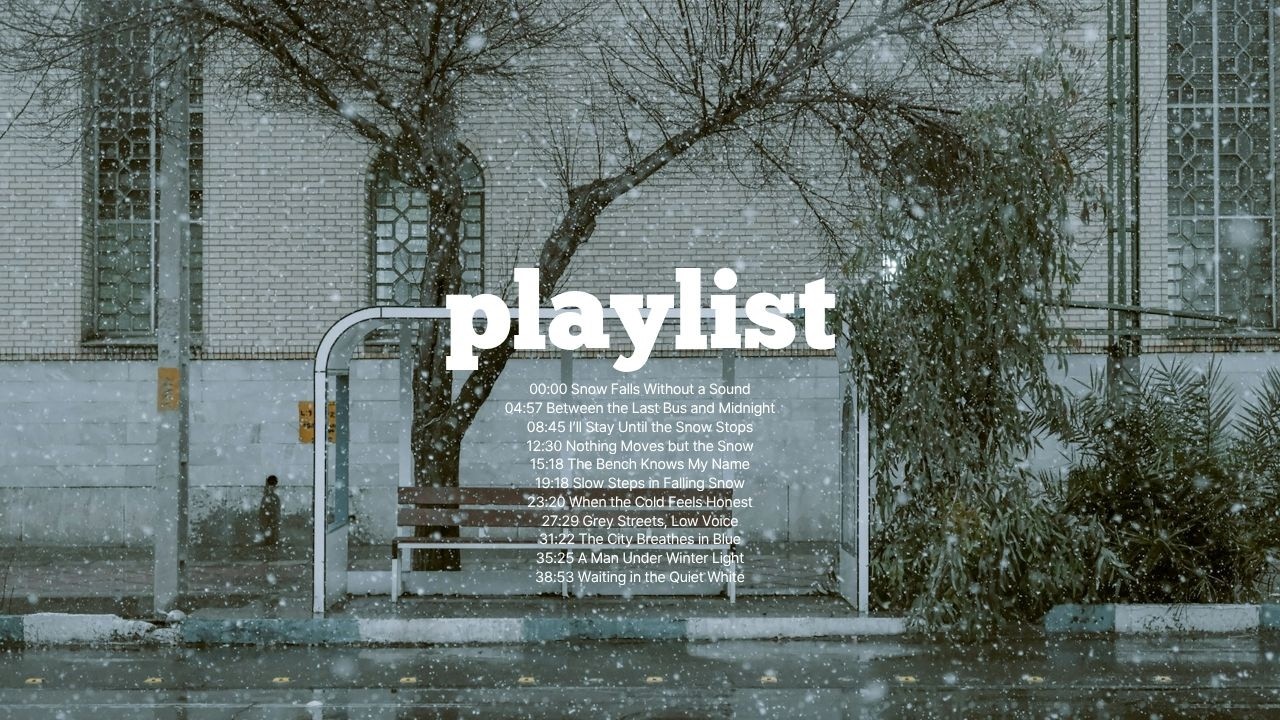 playlist 🎧 눈 내리는 버스정류장 🚎 고요히 흐르는 겨울 쿨재즈 | Cozy Tune · Cool Jazz