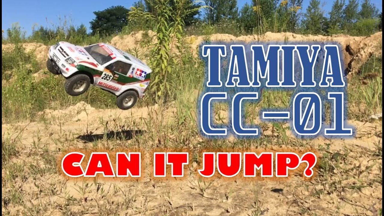 TAMIYA CC-01 - CAN IT JUMP? Full send!