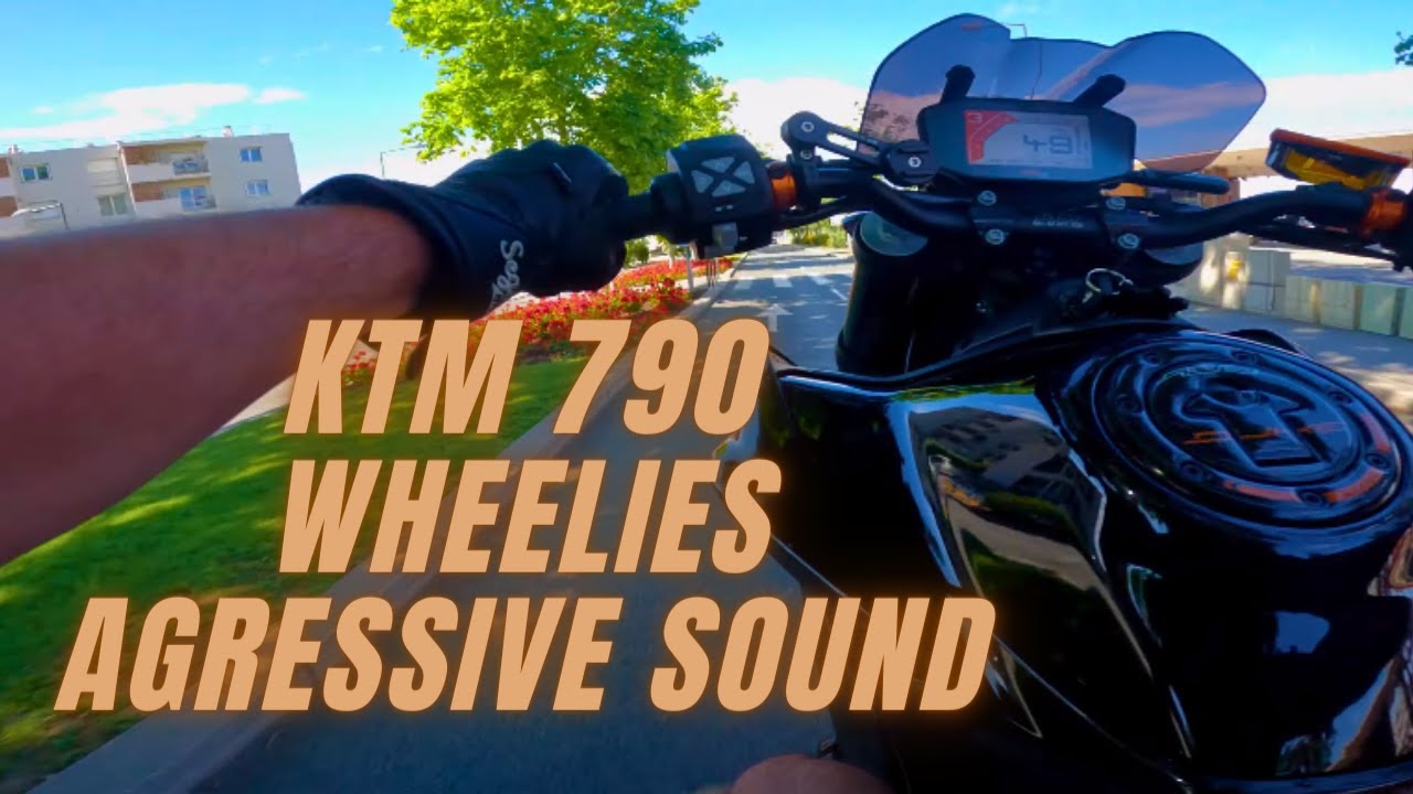 KTM DUKE 790 | DECAT WHEELIES AGRESSIVE PURE SOUND