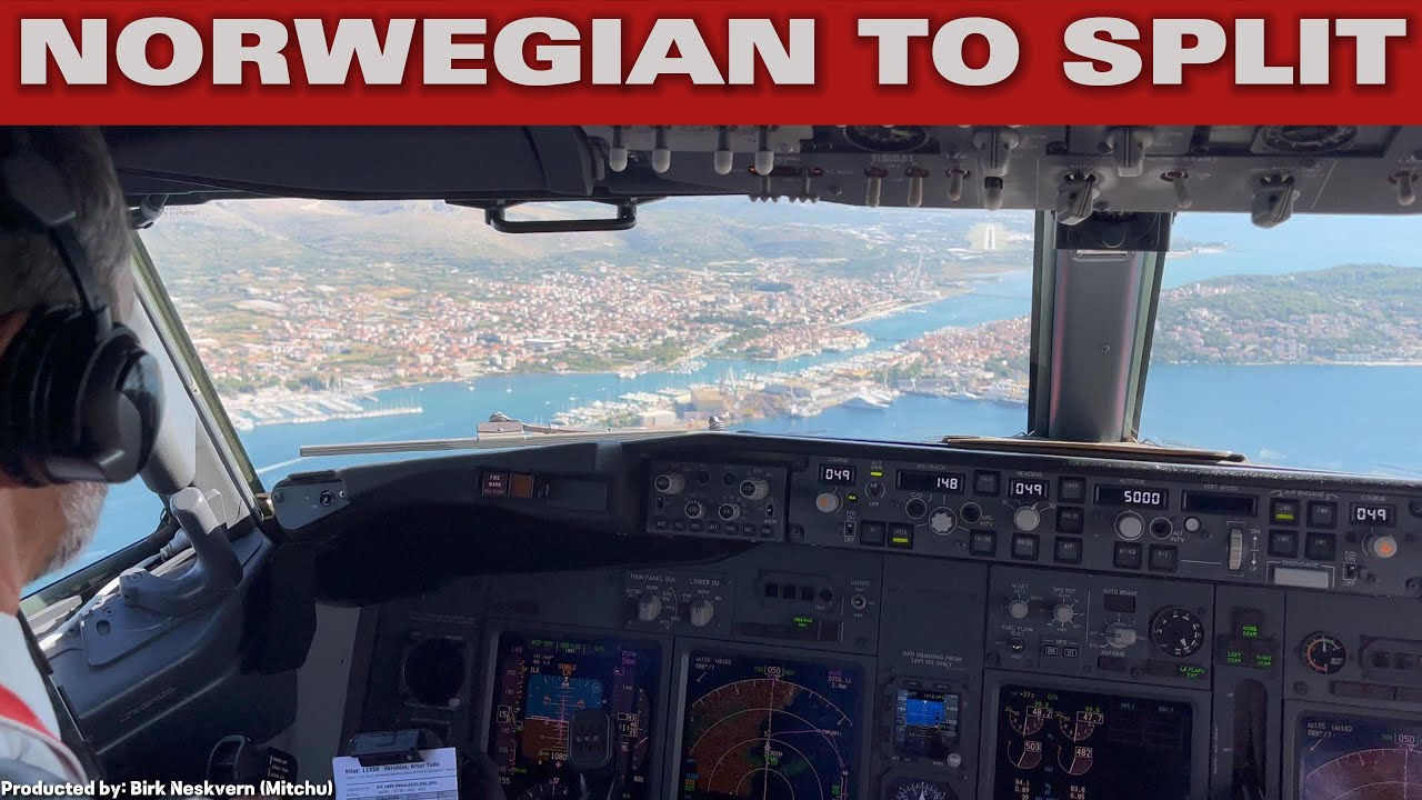 | Кабина экипажа Norwegian 737 | Осло - Сплит | Из одного из лучших аэропортов Европы! | Кабина э...
