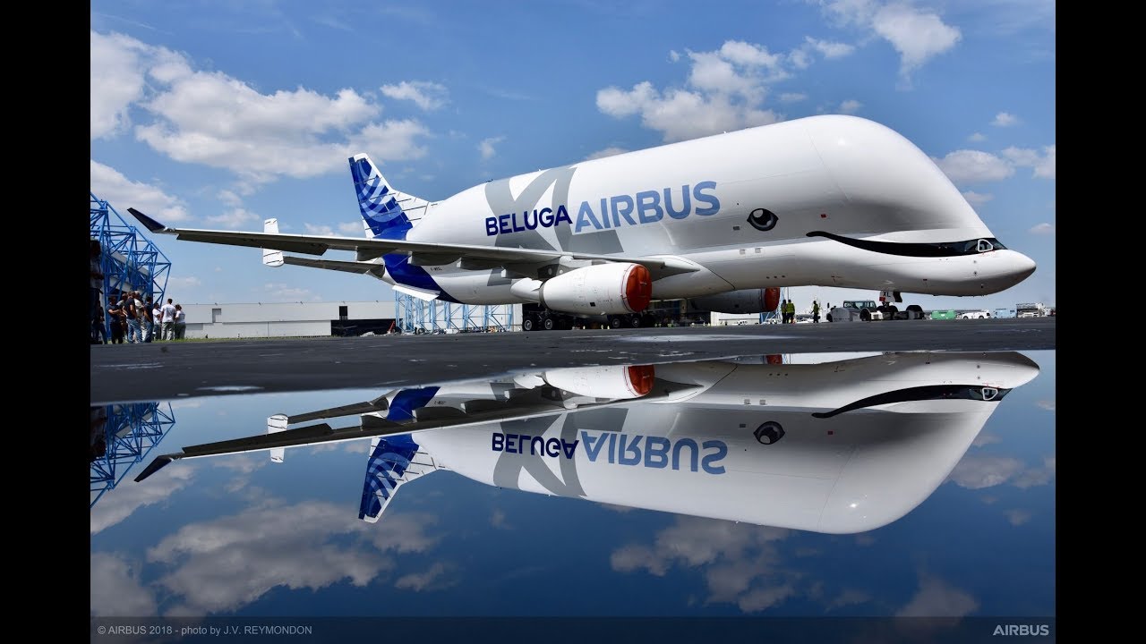 Airbus BelugaXL: Take Off and Maiden Flight 2018