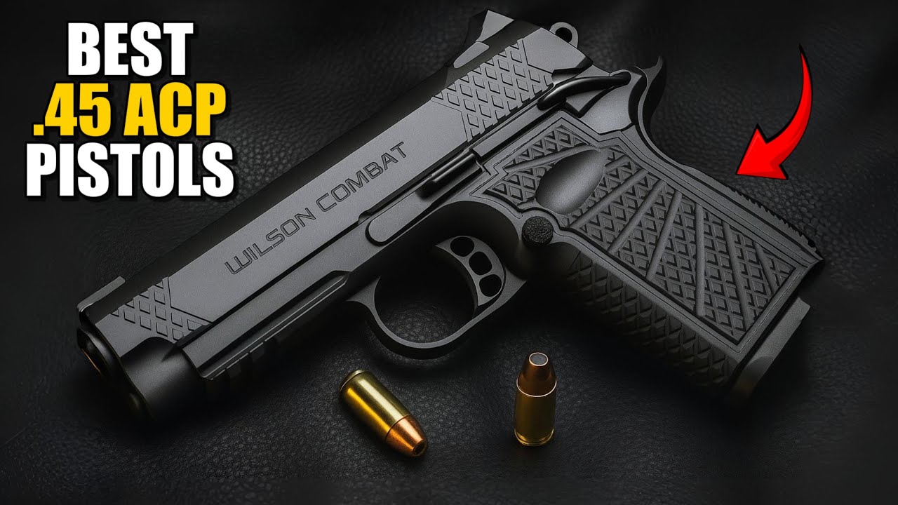 10 лучших пистолетов .45 ACP, которые вам НУЖНЫ в 2025 году!