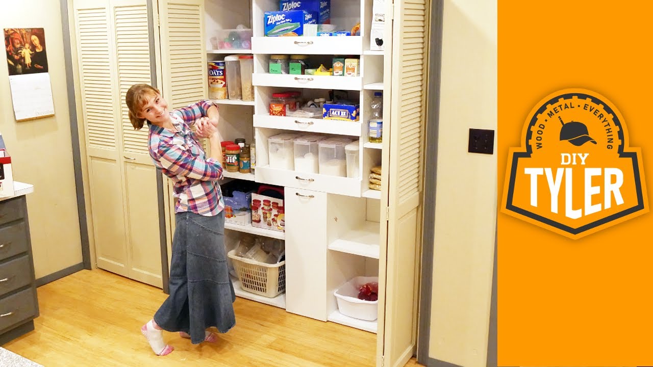 Built In Pantry with Drawers | Kitchen Organization | How To
