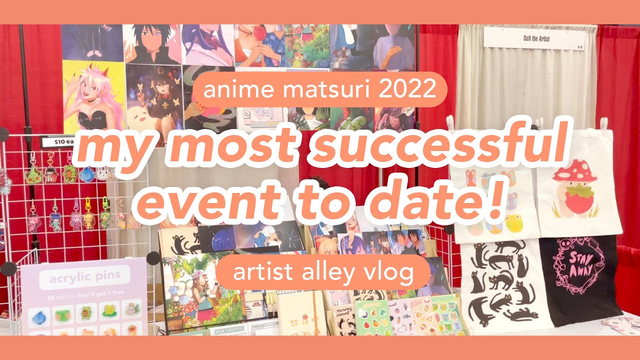 my most successful event yet! ✿ artist alley vlog
