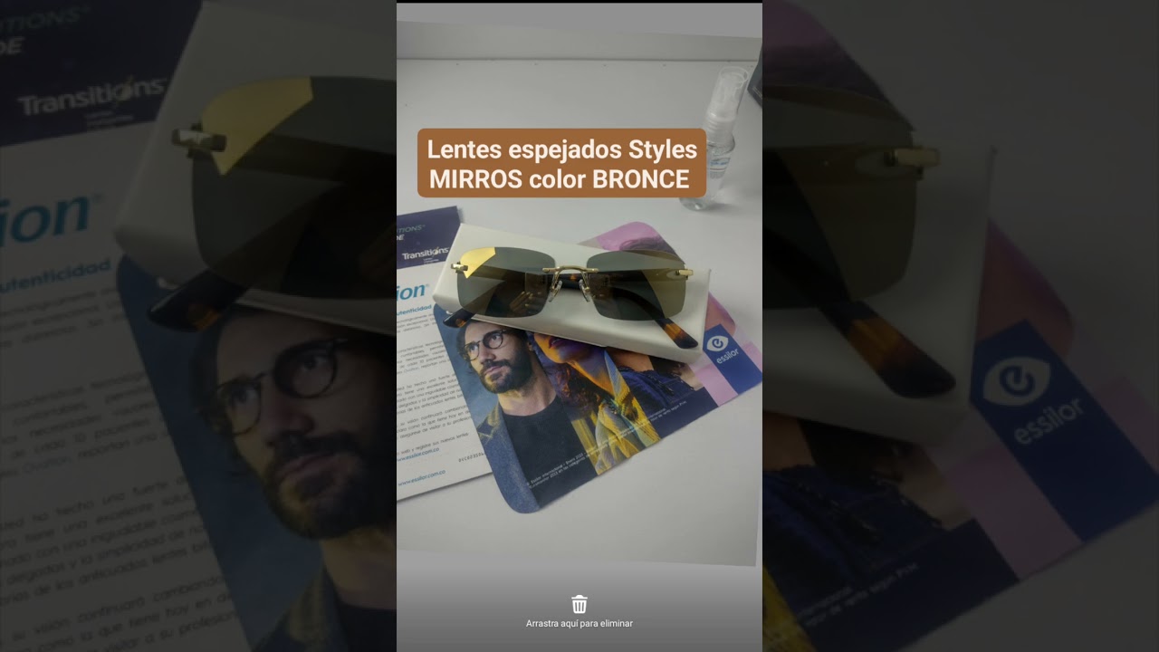 Lentes transitions style Mirros