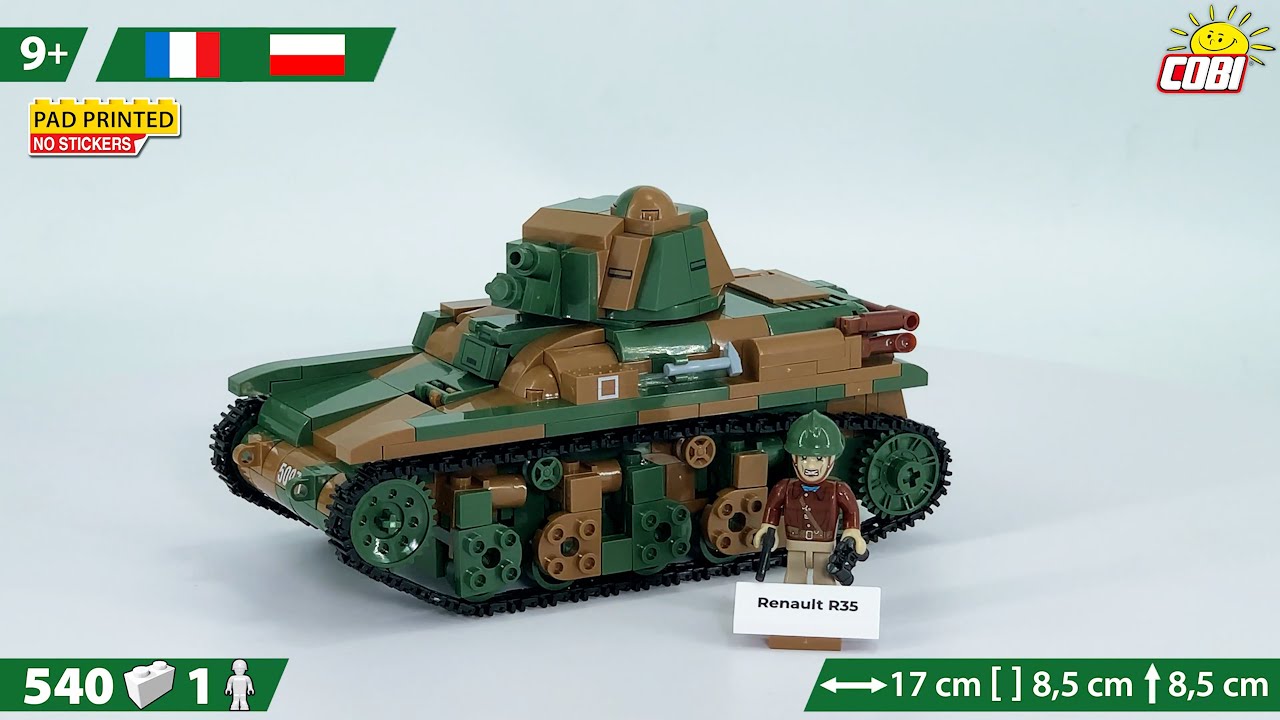 (COBI-2553) 💥 Renault R35 💥
