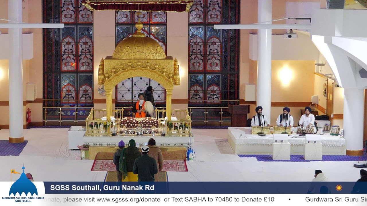 SGSS Southall, Guru Nanak Rd - Evening Livestream