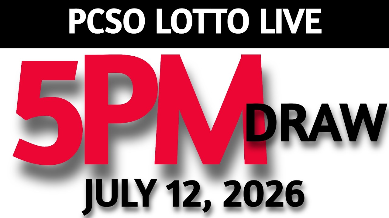 Lotto Result Today 5pm Draw July 12, 2026 Swertres Ez2  PCSO LIVE