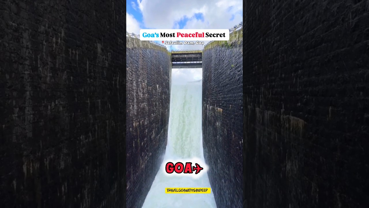 Goa Most Peaceful Secret | Salaulim Dam Goa | Goa Hidden Gems | South Goa #salaulimdam #goa