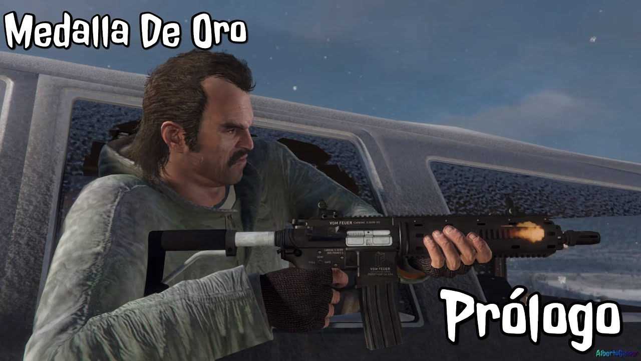 GTA V Misión Prólogo 💯% Medalla De Oro PS5