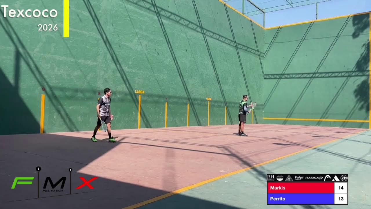 Pelota Preolímpica  Texcoco 2026 SEMIFINAL  Markis VS Perro
