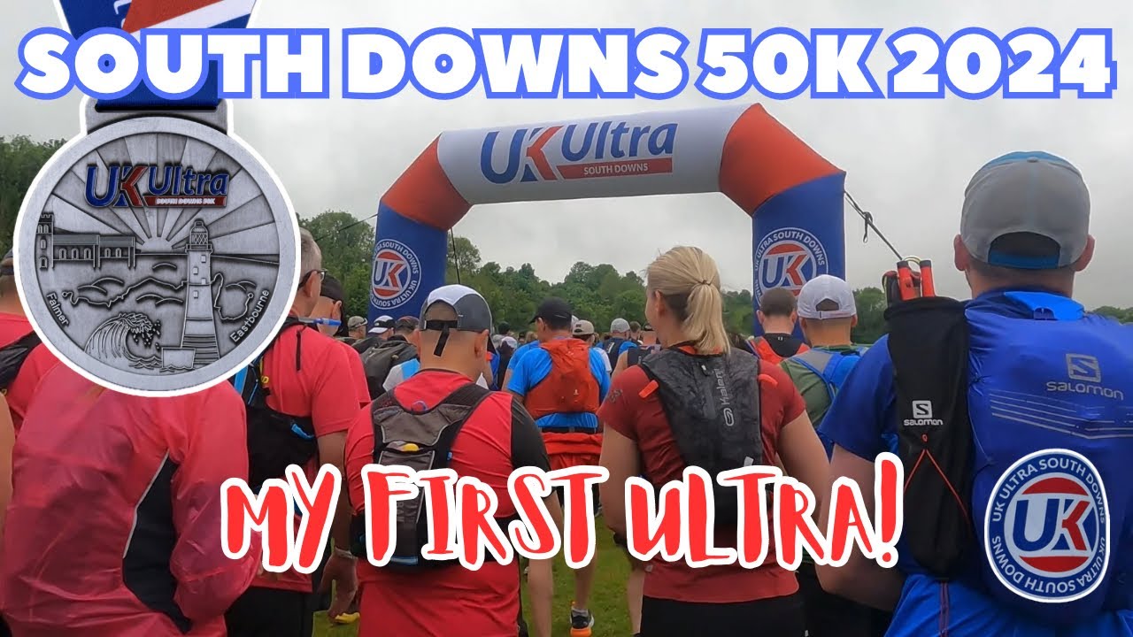 UK ULTRA SOUTH DOWNS 50K 2024 | MY 1ST ULTRA | #running #vlog #marathon #fitness #ultra  #race