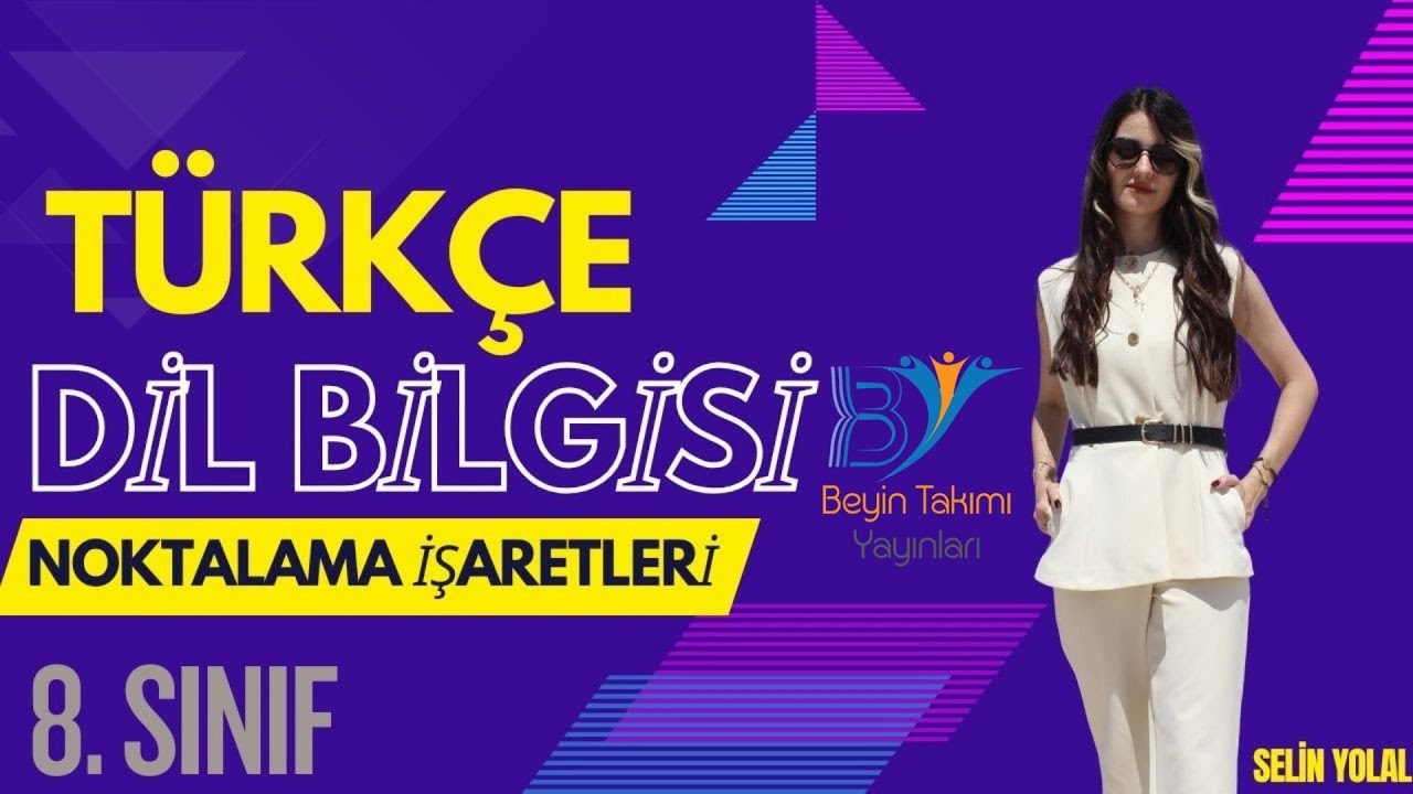 8.Sınıf Türkçe  - Noktalama İşaretleri 2 - Selin YOLAL @biliyomusun00