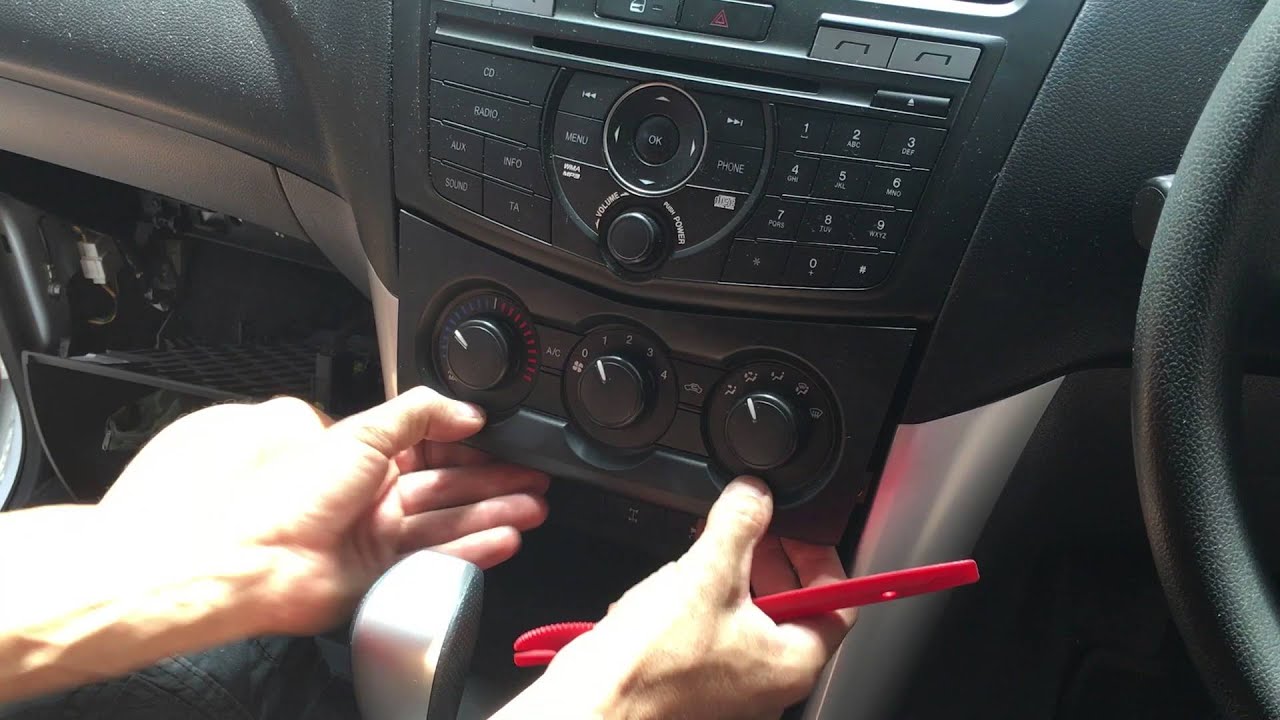 MAZDA ford radio removal