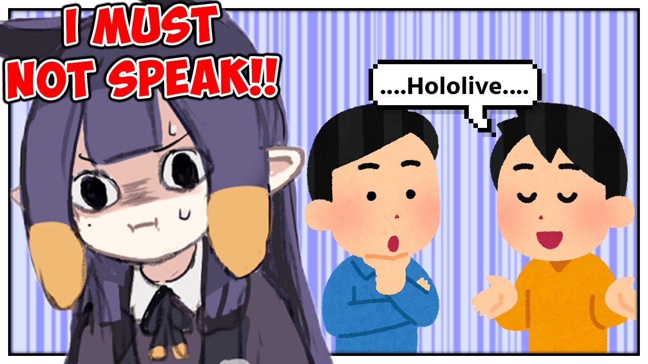 Ina heard people behind her talk about Hololive