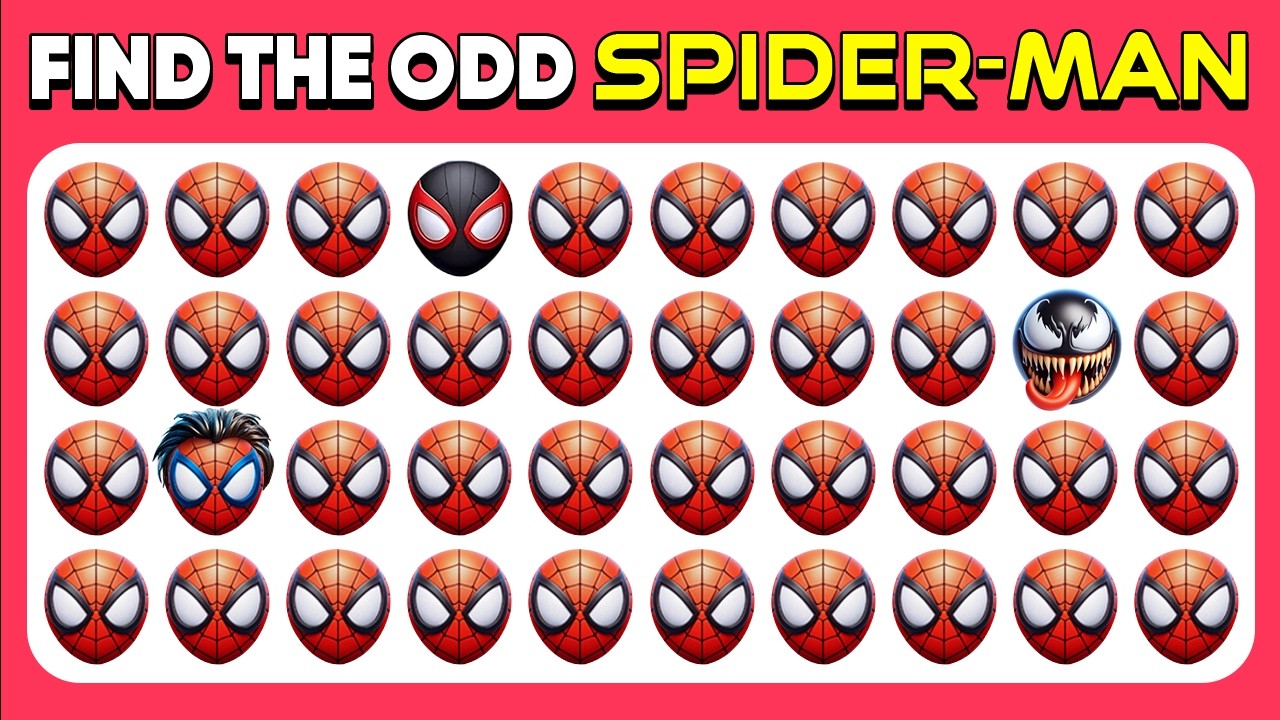Find the ODD Spider-Man | Marvel Spider-Man 2 Game Edition Quiz! 🕷️🦸‍♂️🕸️