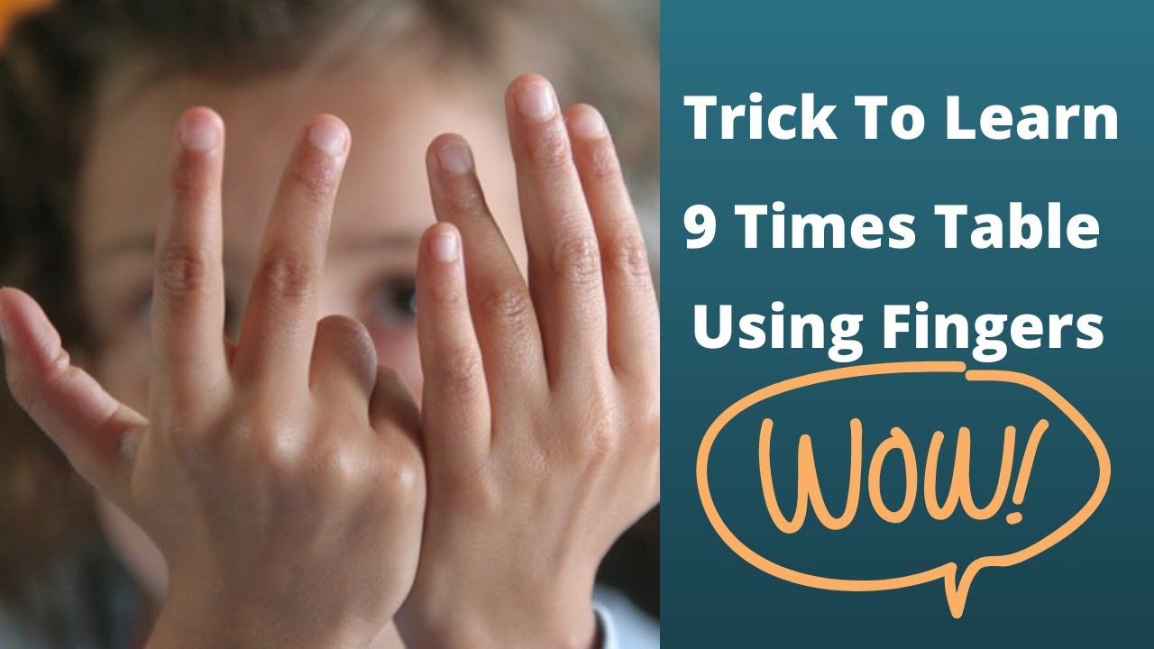Learn 9 Times Tables Using Fingers | Trick to learn 9 Tables in less than a minute!