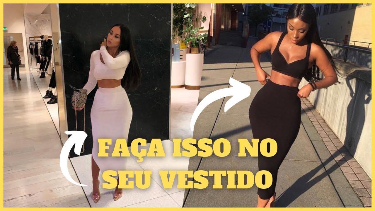 TRANSFORMANDO VESTIDO EM UM CONJUNTO GRINGO | CUSTOMIZAÇÃO DE ROUPAS