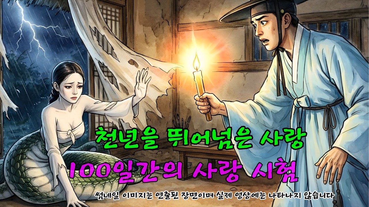 100일의 약속을 깬 남편, 백사 아내의 슬픈 비밀ㅣ옛날이야기 ㅣ민담 ㅣ오디오북ㅣ전설ㅣ설화 ㅣ야담