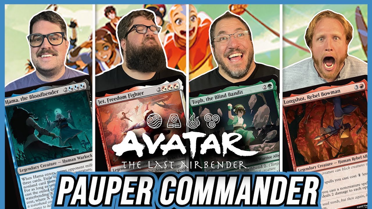Эта игра Avatar Pauper Commander превращается в игру 3 на 1!