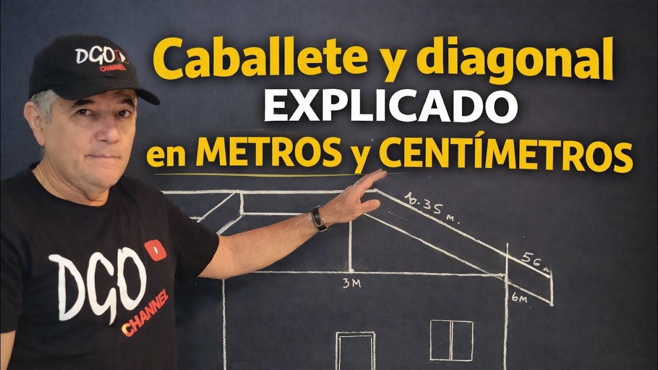 Caballete y Diagonal  sin fallar en metros y cmts