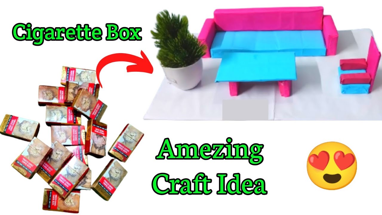 Cigarette Packet Craft Idea 💡 | Transform Trash into Treasure! #viral #craft #creative