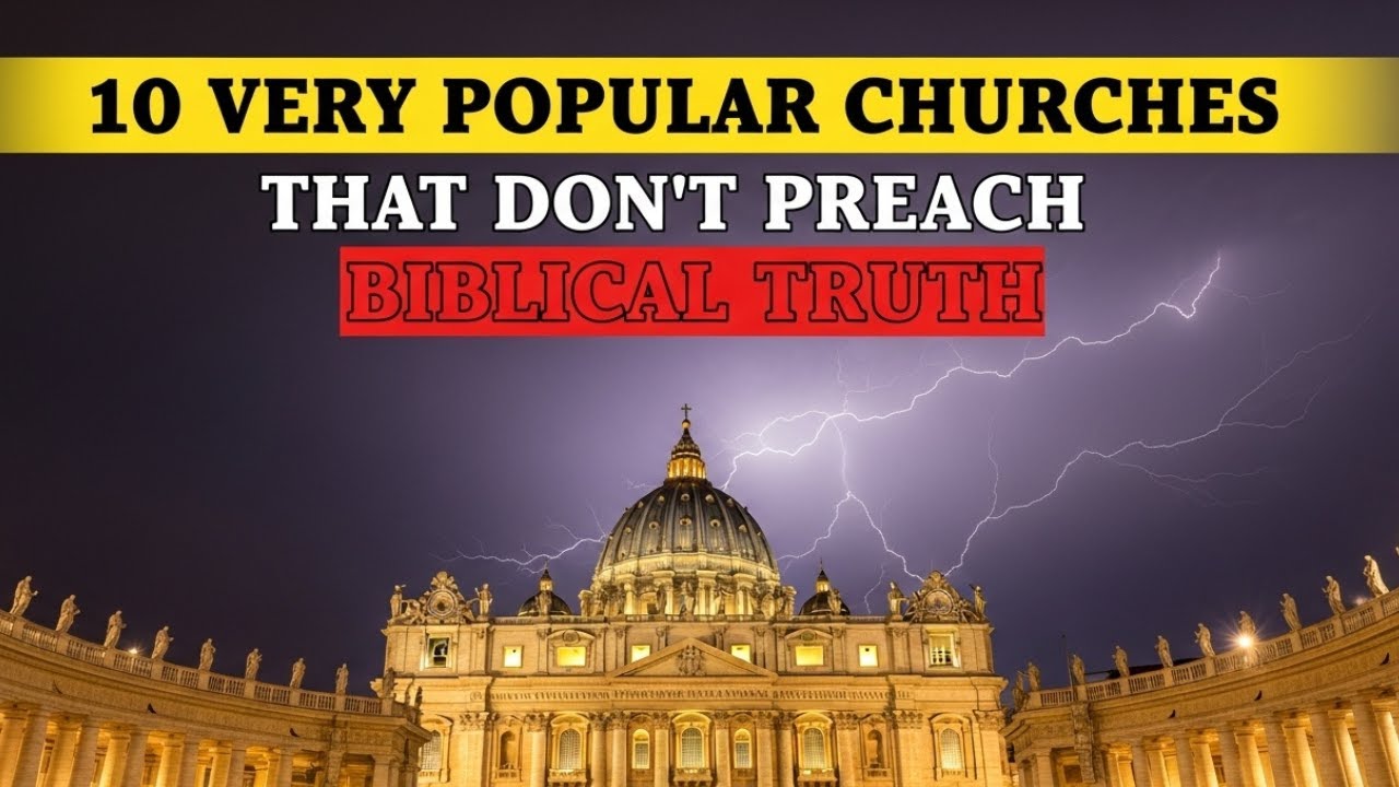 Warning; 10 Famous Churches Teaching Lies Instead of Scripture &mdash; Are You in One
