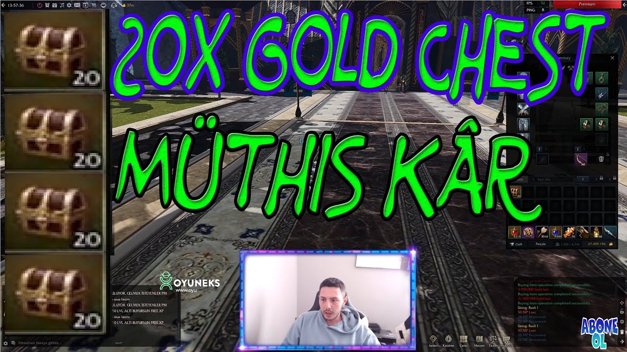 RİSE ONLİNE - 20 ADET GOLD CHEST'TEN ALDIKLARIMA İNANAMAYACAKSINIZ! | +UPGARE İLE EFSANE KÂR ETTİM!