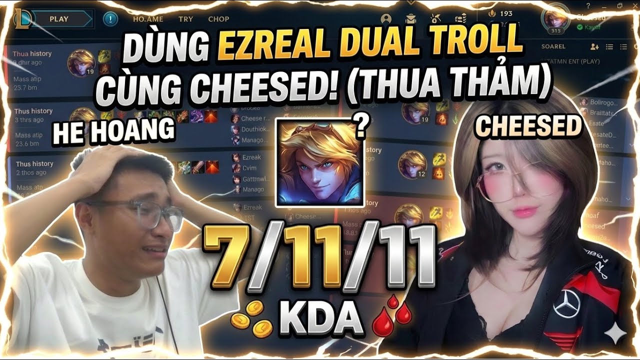 DUAL TROLL CÙNG CHEESED