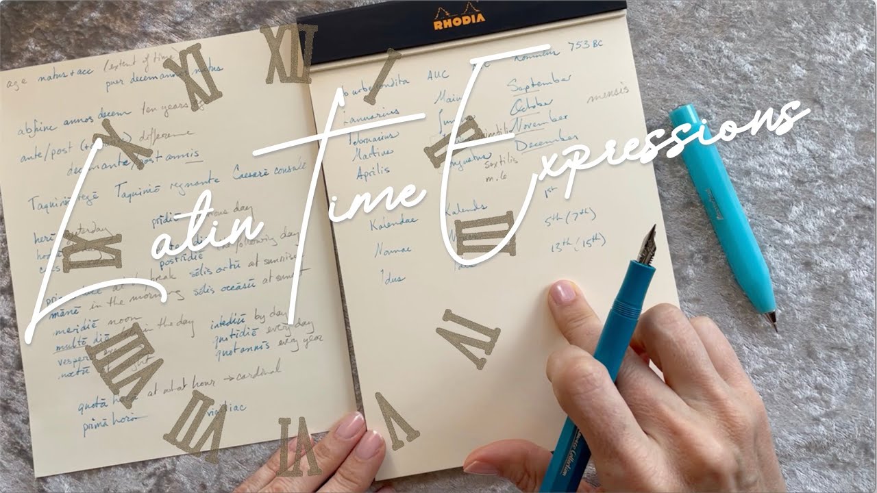 Latin Time Expressions🕰[ASMR] whispered grammar