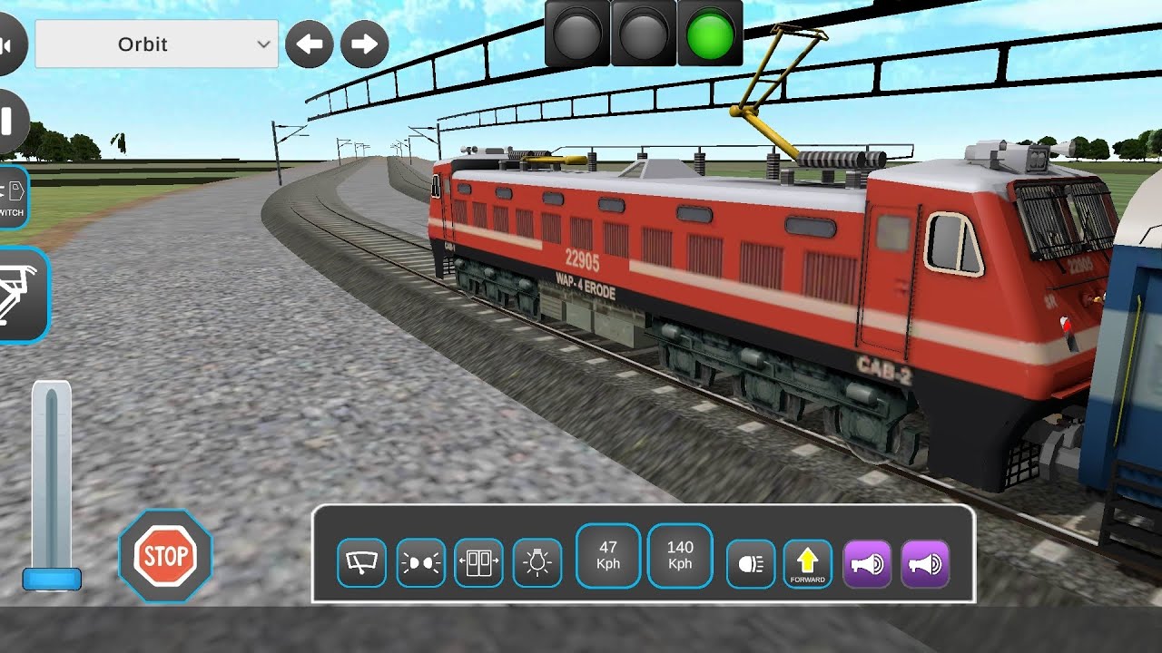 Train Simulator gamePlay 🎮🚄💨🔥 ( @JeetBabu-1100 ) Train Simulator Video Game 🎯🎮🚄