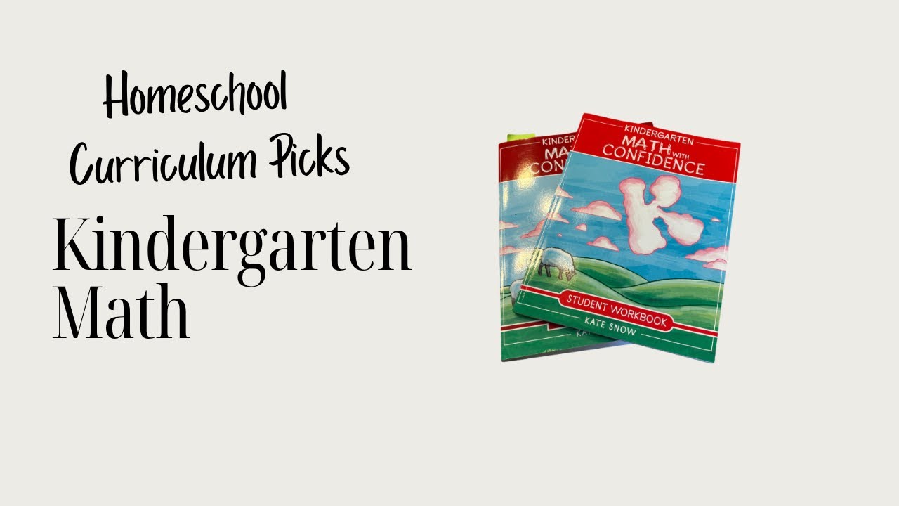 ✨ Kindergarten Math Curriculum Walkthrough | Math with Confidence