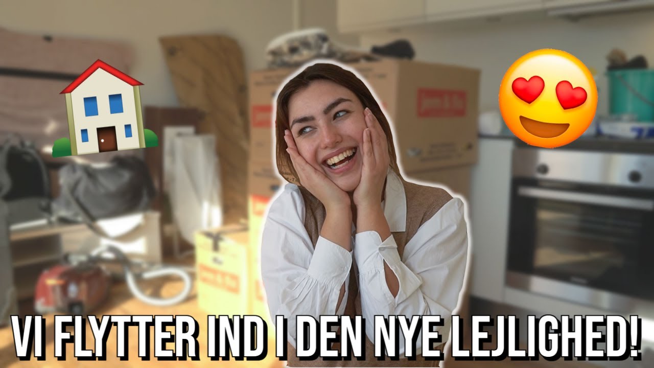 VI FLYTTER IND I VORES NYE LEJLIGHED | K&AElig;MPE KAOS | FLYTTEVLOG #3