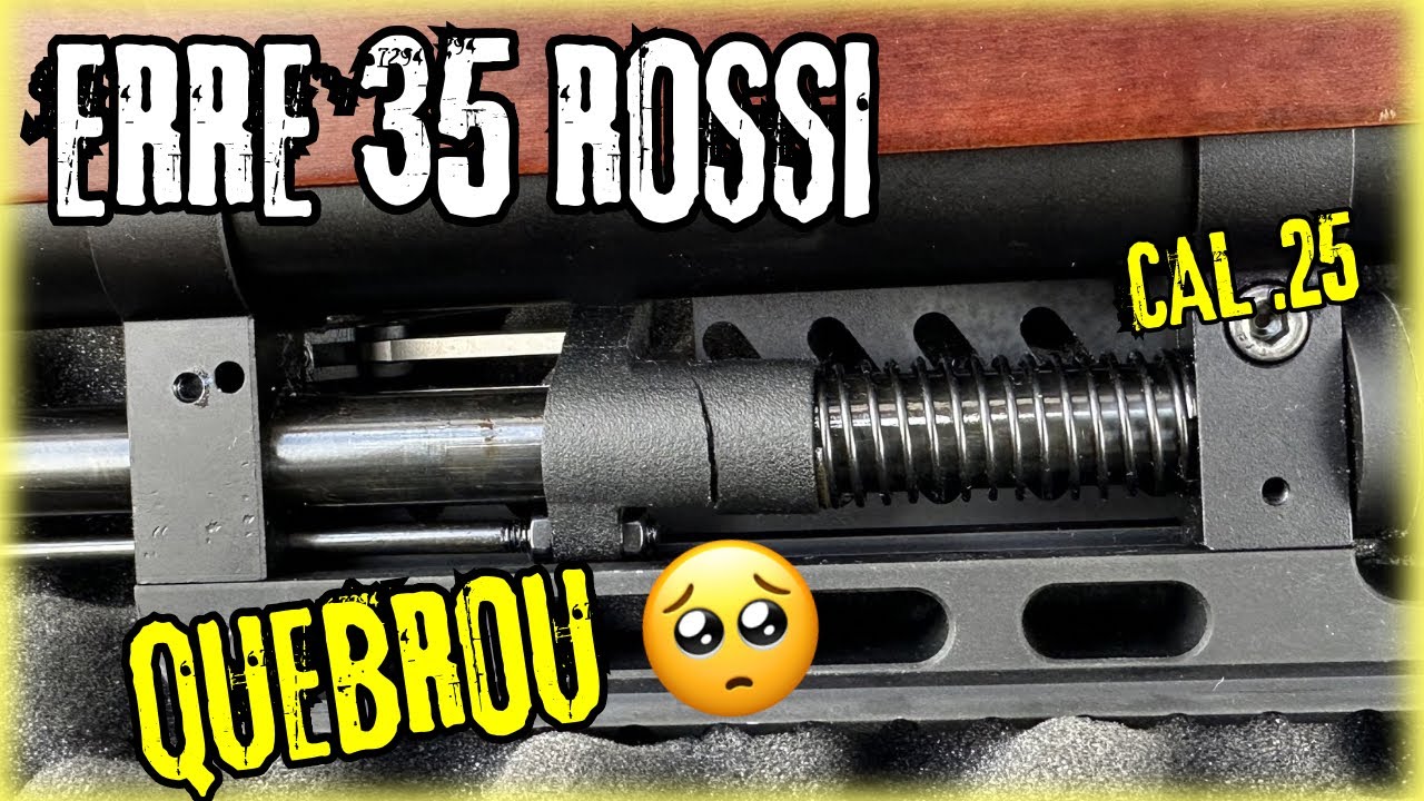 ROSSI R35 CAL 6.35 SIDE LEVER QUEBRADO COM MENOS DE 200 tiros 👎👎, ESPERO QUE CORRIJAM URGENTE 🚨 