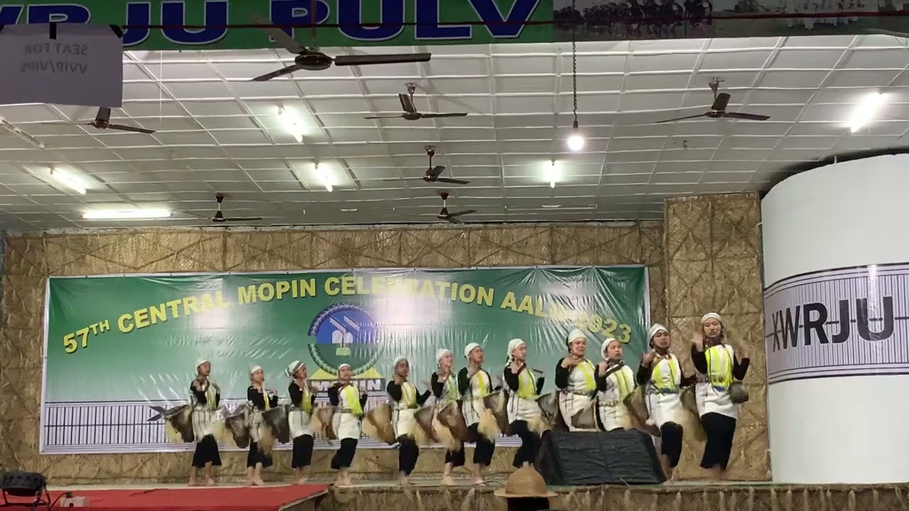Nyirji lite so Galo song | Dance by Hissam Village girls at Aalo Mopin 2023