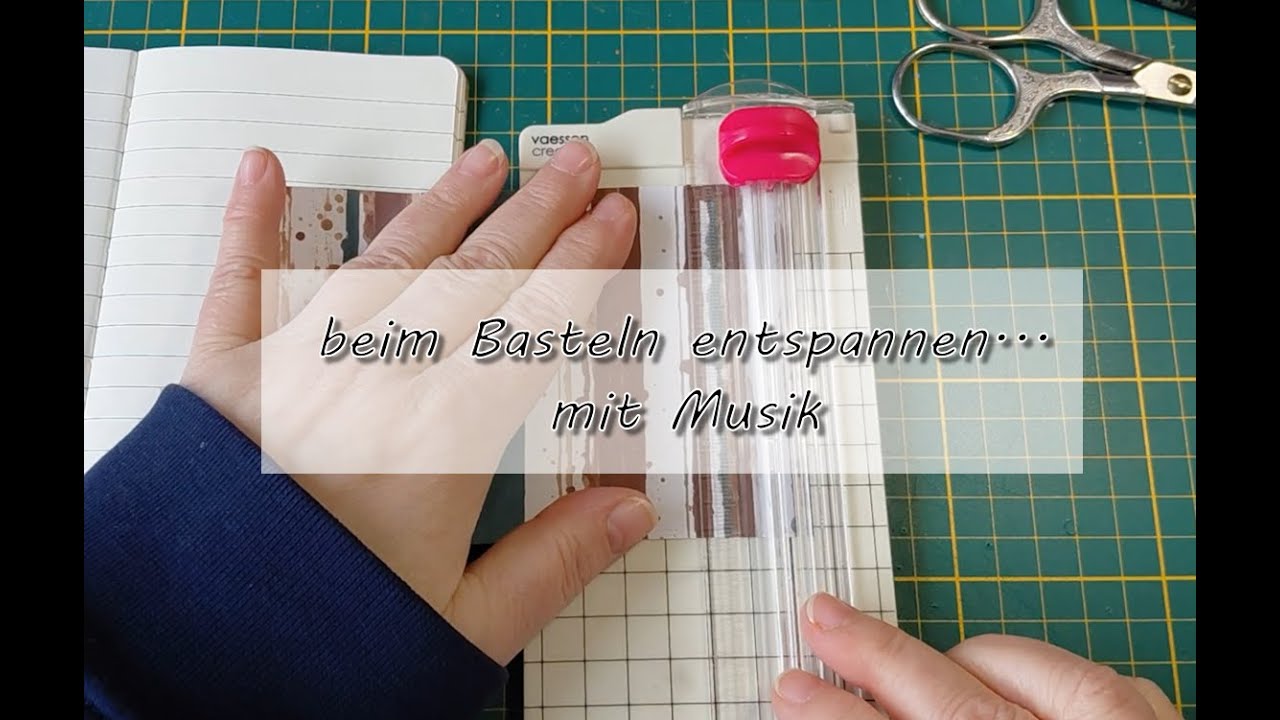 Basteln zum Entspannen,  #Collagen #journaling  mit Musik