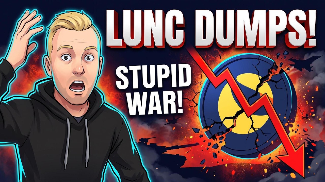 Обновление по Terra Luna Classic! LUNC падает на фоне реакции рынков на новую глупую войну!