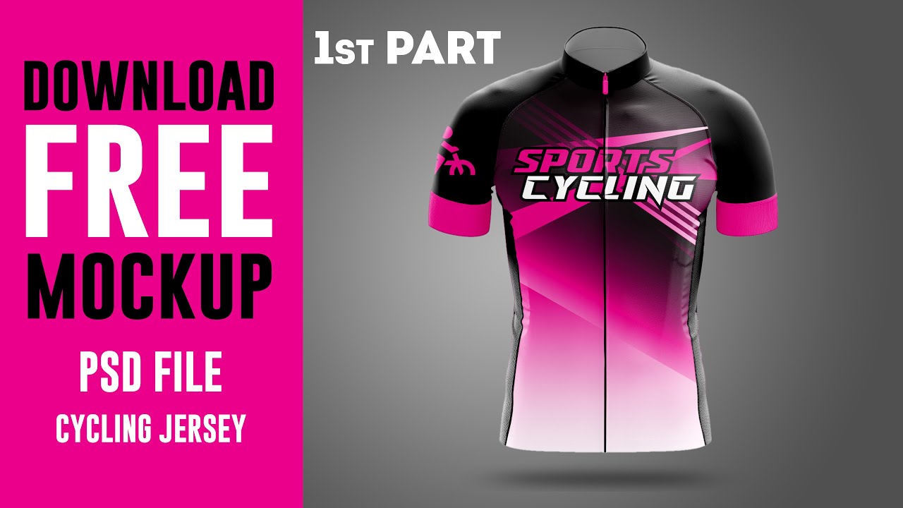 cycling jersey mockup free download | 3D cycling jersey mockup