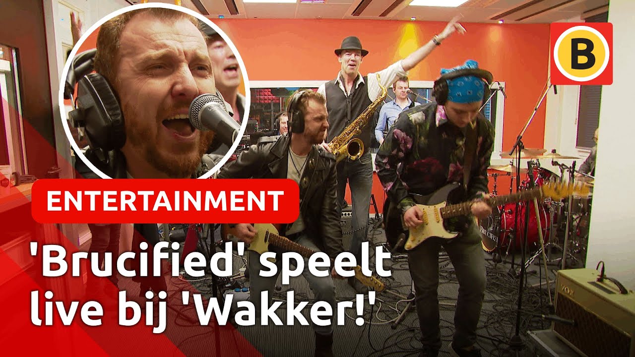 Coverband Brucified speelt live bij radioshow 'Wakker!' | Omroep Brabant