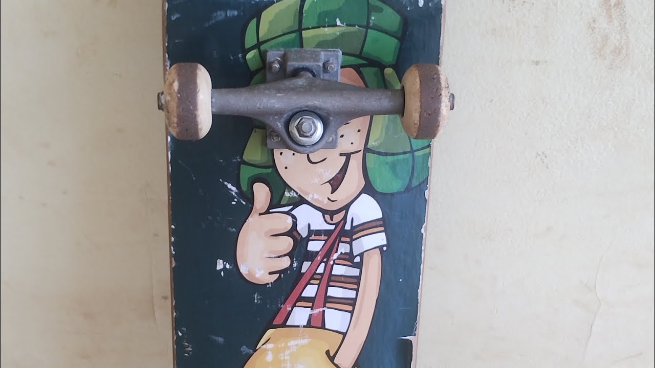 Aprendendo a andar de skate dia 1