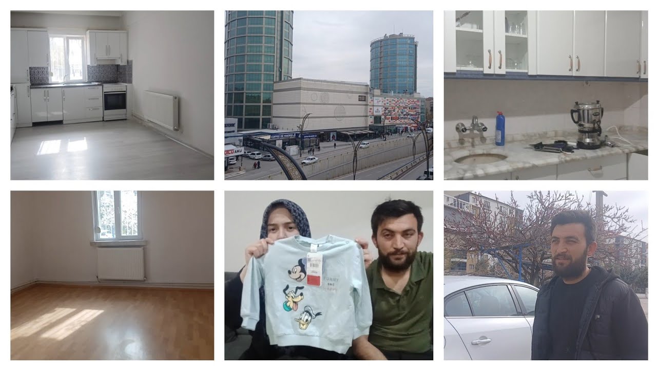 KİRALIK EV BAKMAYA GİTTİK ✅️ SİZCE HANGİSİNİ TUTTUK ❓️MİRANA BAYRAMLIK ALDIK 🛍