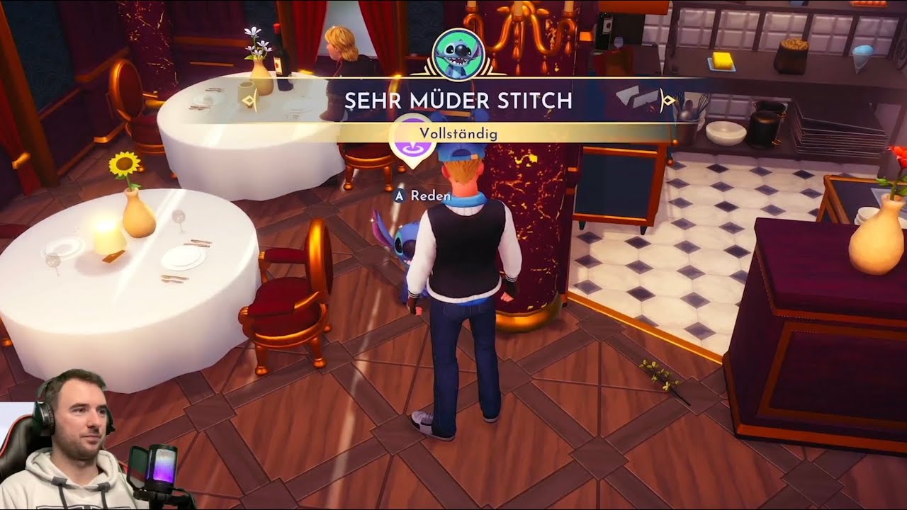 Stitch verborgene Anforderung sehr müder Stitch Disney Dreamlight Valley
