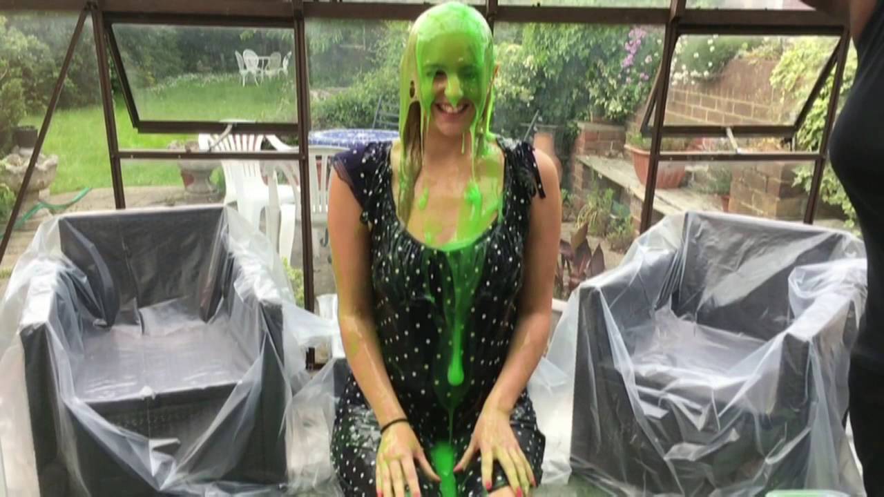 Gunging  Chelsey with Green Gunge
