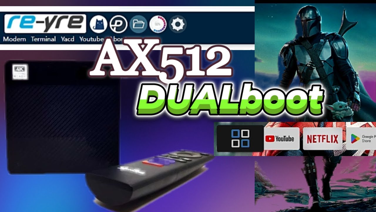 Akari AX512 Dualboot openwrt Android TV 10 Stable