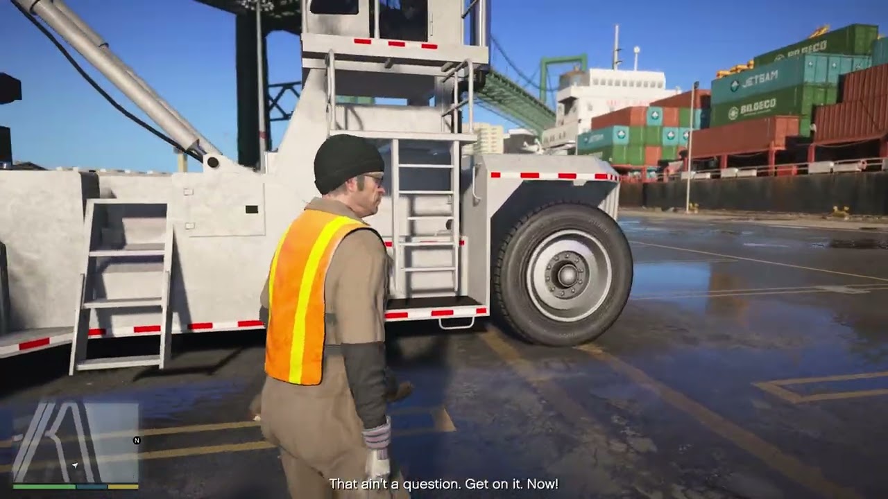 Gta 5 - Scouting the Port - MIssion Walktrough